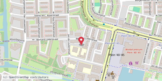Een kaart met de locatie van Buurtbieb BOOT