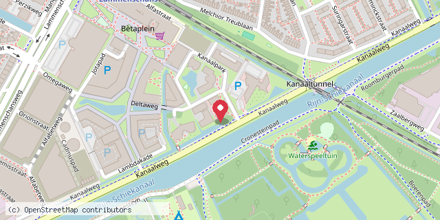 Een kaart met de locatie van D\u00e9 bieb