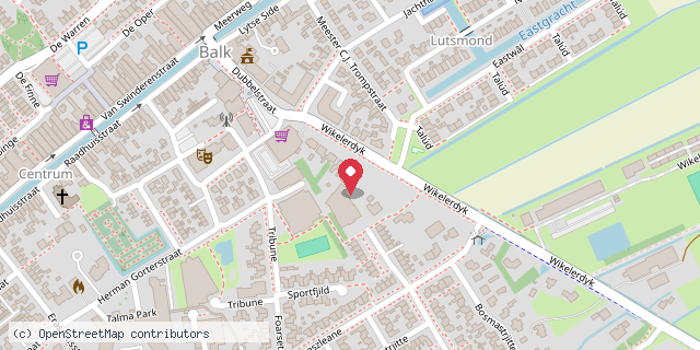 Een kaart met de locatie van De KASTanje
