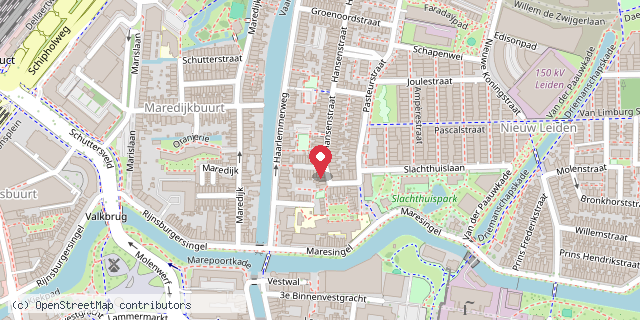 Een kaart met de locatie van GroenoordZuid