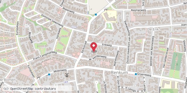 Een kaart met de locatie van Lees maar lang en wees gelukkig!