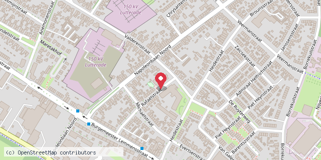 Een kaart met de locatie van Logopedie SamenSpraak Lindenheuvel