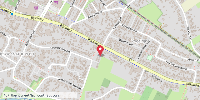 Een kaart met de locatie van Logopediepraktijk Gaanderen