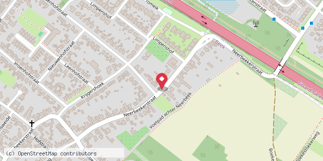Een kaart met de locatie van Logopediepraktijk Samenspraak