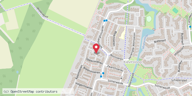 Een kaart met de locatie van Noortberghmoeren