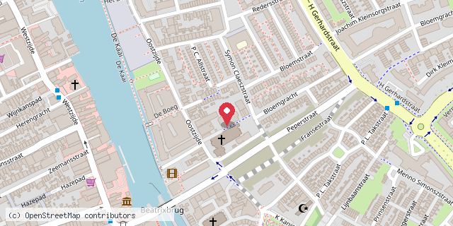 Een kaart met de locatie van RKBS Willibrord