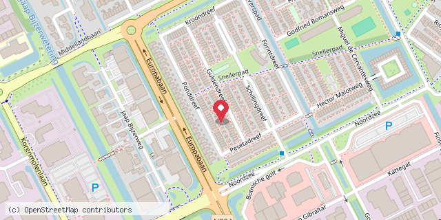 Een kaart met de locatie van Minibieb Muntenbuurt