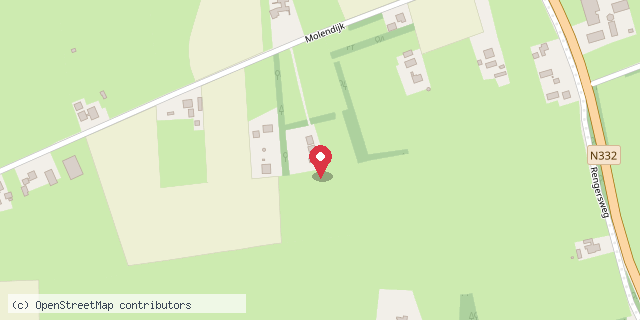 Een kaart met de locatie van Jeanets Boekenwereld