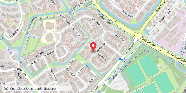 Een kaart met de locatie van Jan Wolsheimer