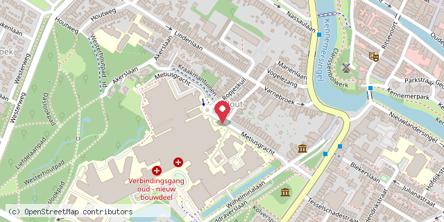 Een kaart met de locatie van Minibieb bij Nood