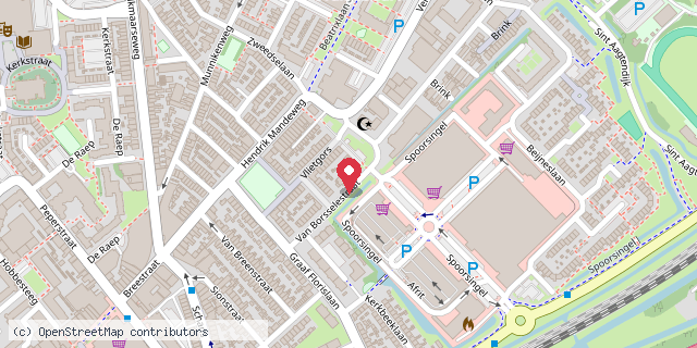 Een kaart met de locatie van Ruinilsi
