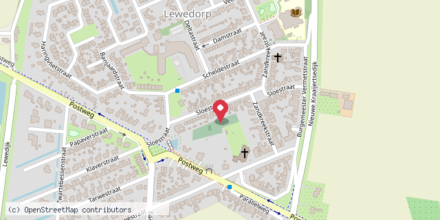 Een kaart met de locatie van Lisanne de Visser