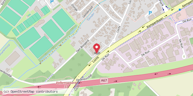 Een kaart met de locatie van Minibieb Stichting LOEK@YOU