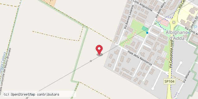 Een kaart met de locatie van Finder