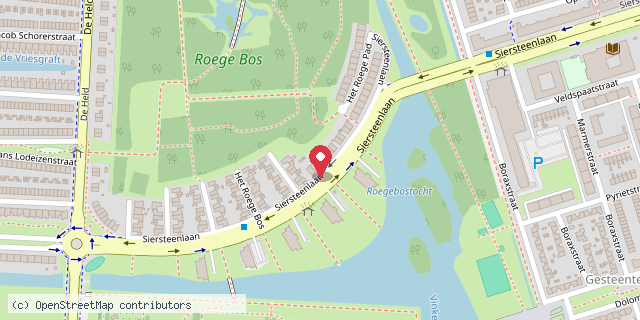 Een kaart met de locatie van De Held