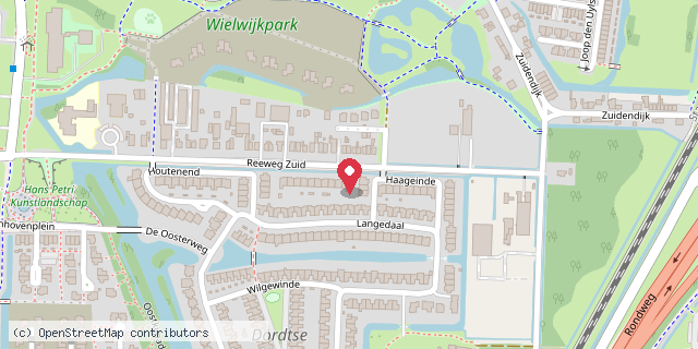 Een kaart met de locatie van De Boekanier