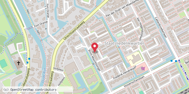 Een kaart met de locatie van Sjoerd Spendel