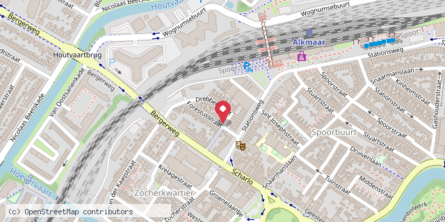 Een kaart met de locatie van Daan