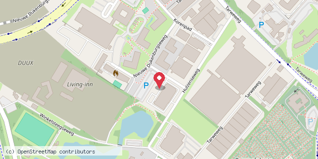 Een kaart met de locatie van Gratis Boeken